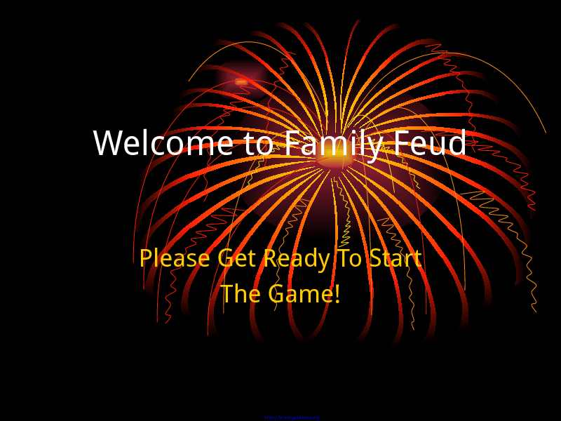 Family Feud Powerpoint Template 1