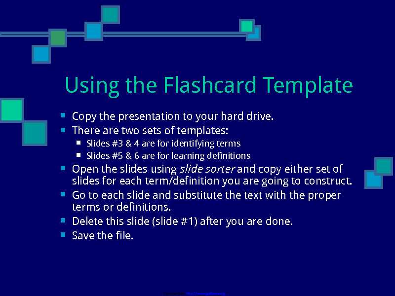 Flash Cards Game Template
