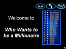 Millionaire Game Template form