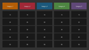 Quiz Show Game (Multicolor Categories, Widescreen) form