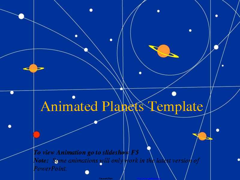 Animated Planets Template