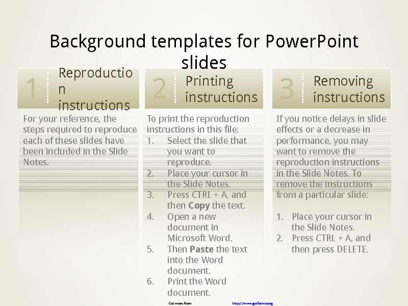 Backgrounds for PowerPoint Slides