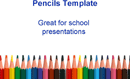 Pencil PowerPoint Template form