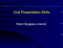 Oral Presentation Skills form
