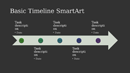 Business Timeline SmartArt Diagram Slide form