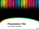 Color Rain PowerPoint Template form