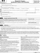 Form W-9 form