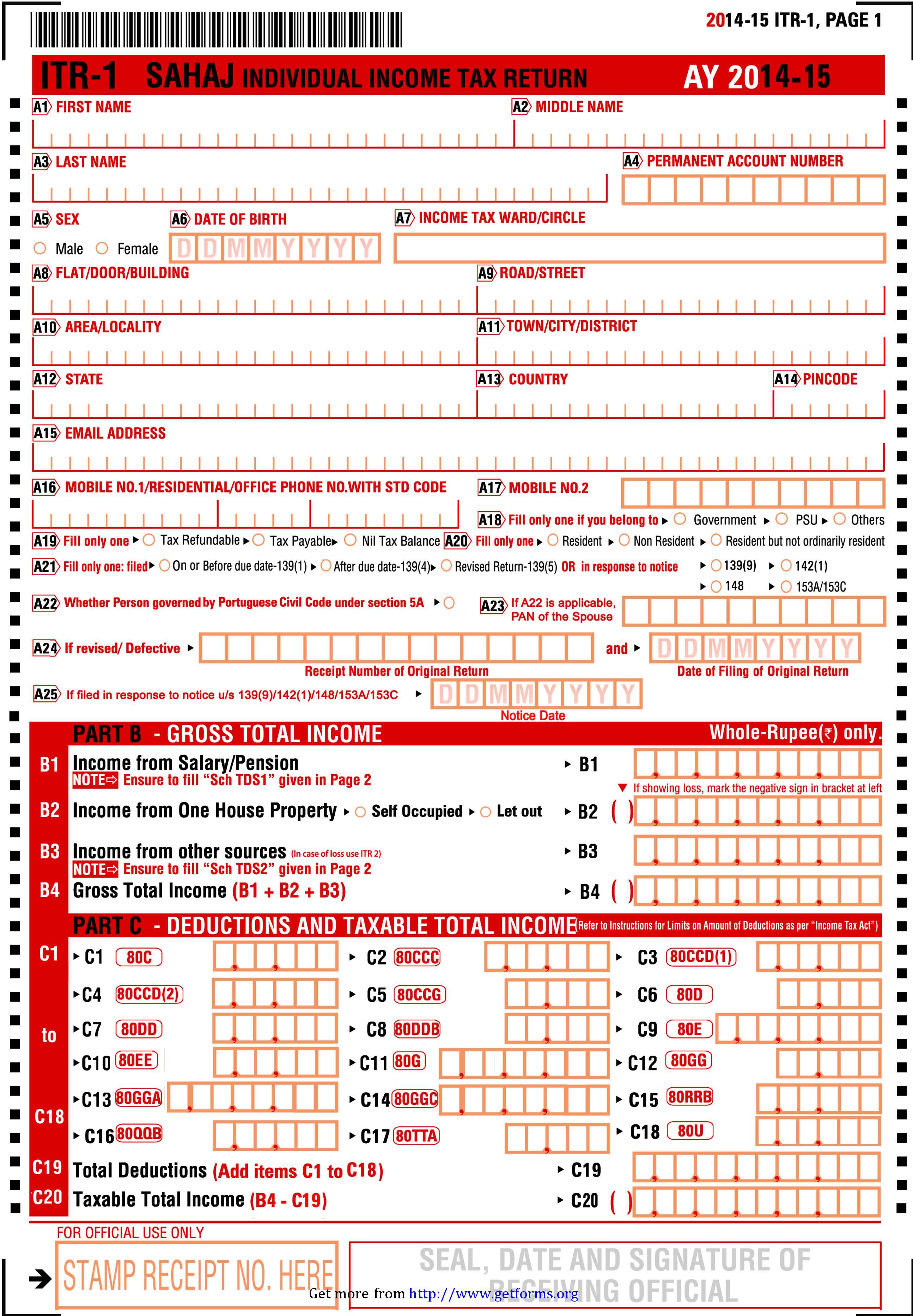 Itr Form