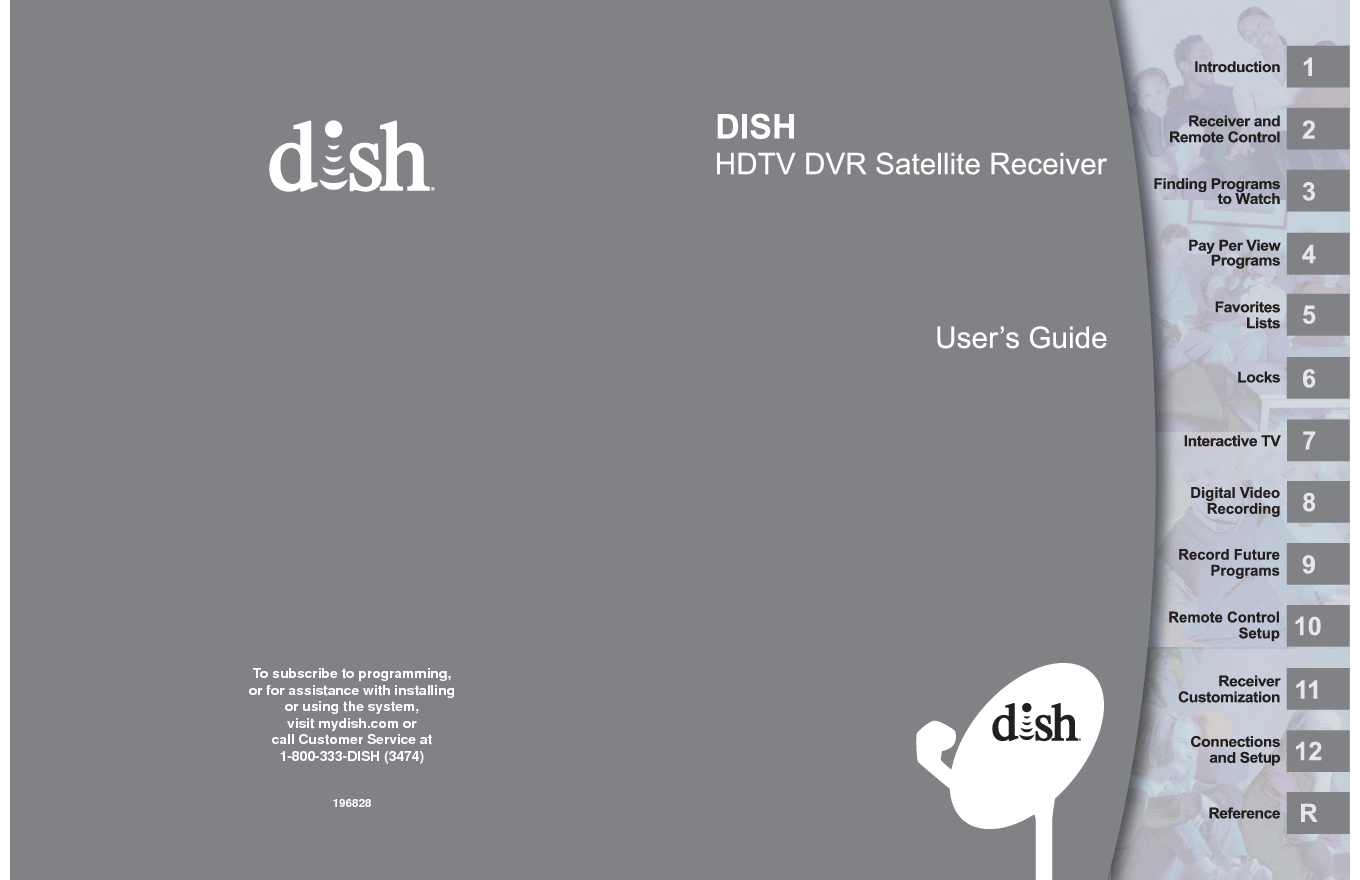 Dish Owners Manual Sample