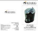 Keurig Owners Manual Sample form