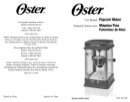 Oster Owners Manual Sample form