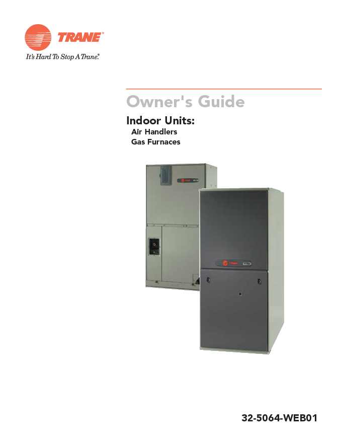 Trane Owners Manual Sample