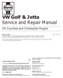 Volkswagen Service Manual Sample form