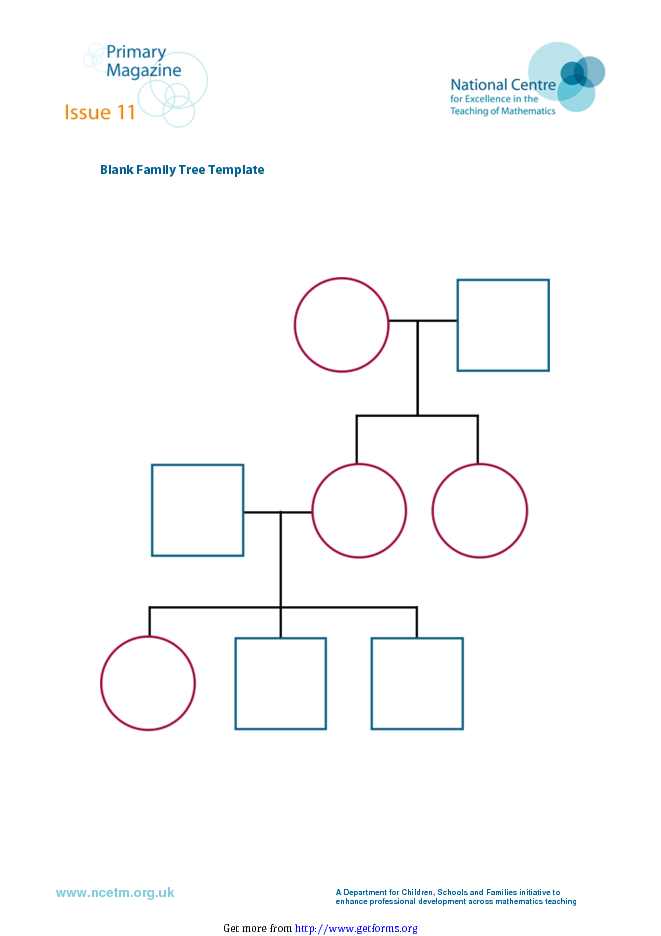 Family Tree Chart Template