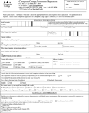 Chesapeake College Admissions Application form