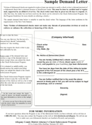 Sample Demand Letter form