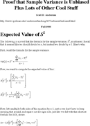 Sample Variance 2 form