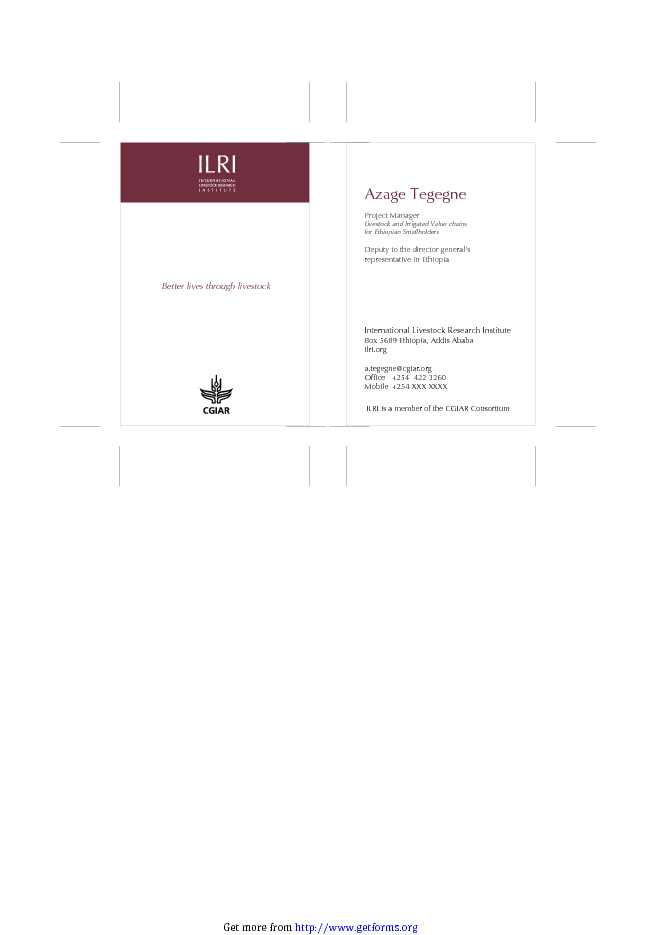 Business Card Template 3