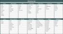 Grocery List Template Excel form