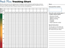 Peak Flow Tracking Chart form