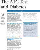 The A1C Test And Diabetes form