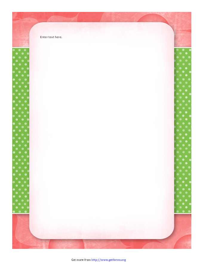 Stationery Template 2