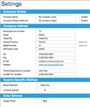 Simple Invoice Templates form