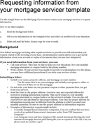 Mortgage Letter Templates form