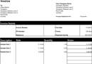 Freelance Invoice Template for Limited Company form