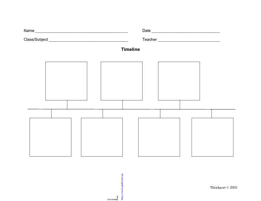 Blank Timeline pdf