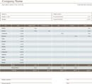 Biweekly Time Sheet form