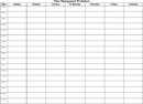 Time Management Worksheet form