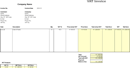 VAT Invoice - Price Excluding Tax form