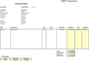 VAT Invoice Template 2 form