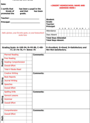 Final Report Card form