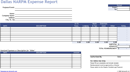 Basic Expense Report Template form