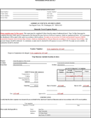 Domestic Travel Expense Report form