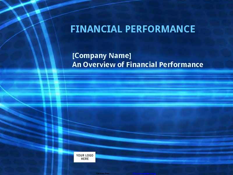 Financial Report Template 1