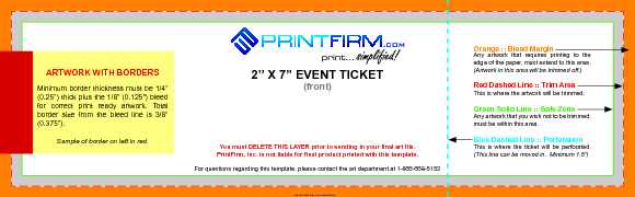 Event Ticket Template 2