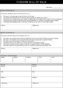 Firearm Bill of Sale 1 form