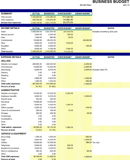 Business Budget Template 2 (Monthly) form