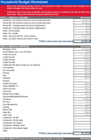 Household Expenses Template form