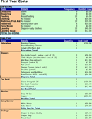 Baby Budget 2 form