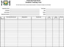 Donation Tracking Form form