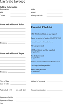 Car Payment Receipt Template form